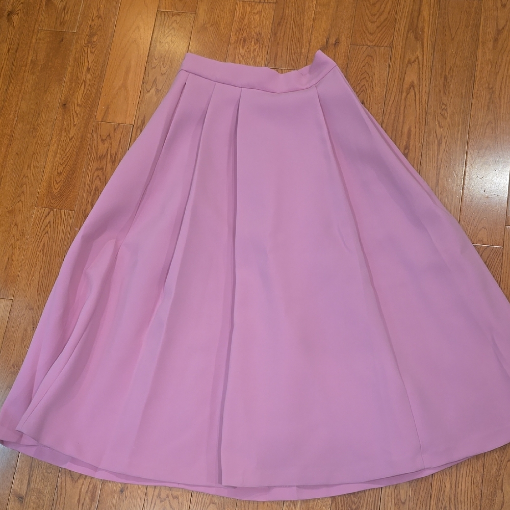 Zara Light Purple A-Line Skirt